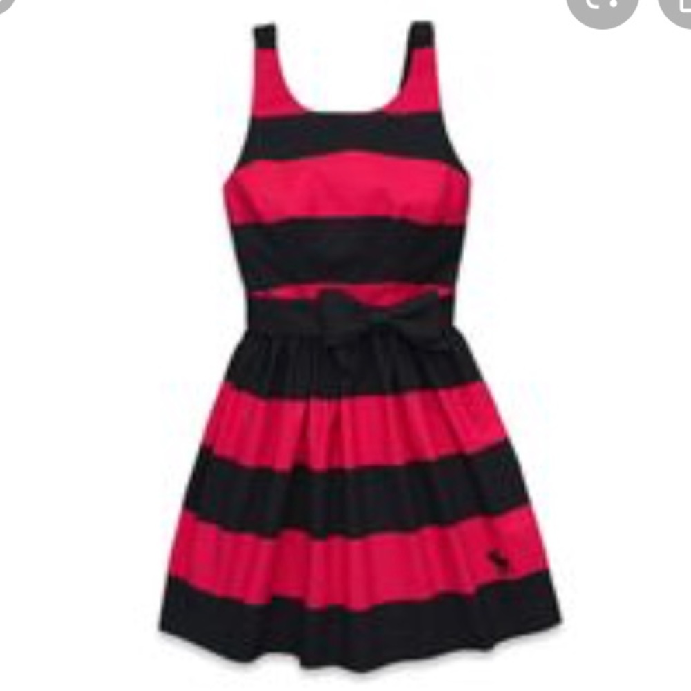 NEVER WORN Abercrombie & Fitch Striped Bow Dress